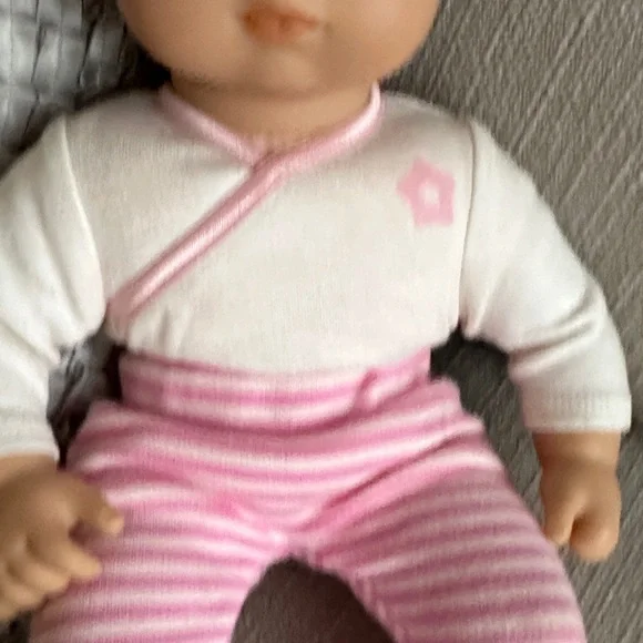 American Girl bitty baby Doll with White and Pink Outfit - Picture 4 of 11